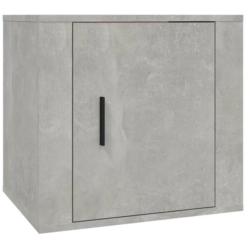 Maison Chic Nočna omarica - Nočna miza betonsko siva 50x39x47 cm, (21687664) Slike
