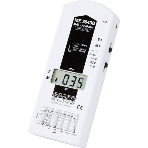 Gigahertz Solutions Gigahertz ME 3840B Nizka frekvenca (NF)-analizator\, merilnikelektrosmoga 5 Hz - 100 kHz\, (20634238) Cene