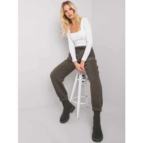 RELEVANCE Sweatpants-RV-DR-7275.24P-dark khaki Cene