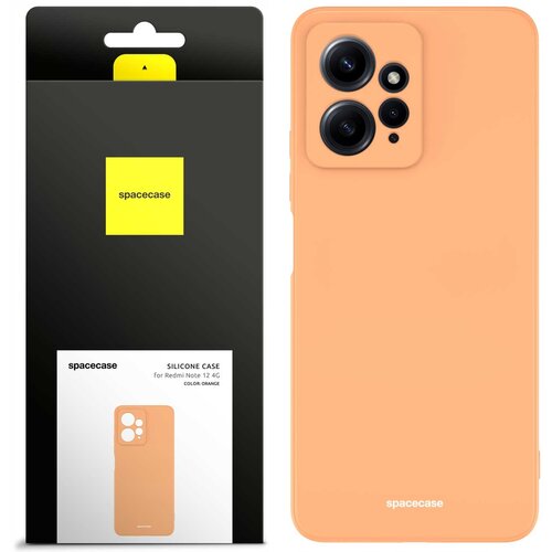 Spacecase SILIKONSKI OVITEK ZA XIAOMI REDMI NOTE 12 4G ORANŽEN, (21963660) Cene