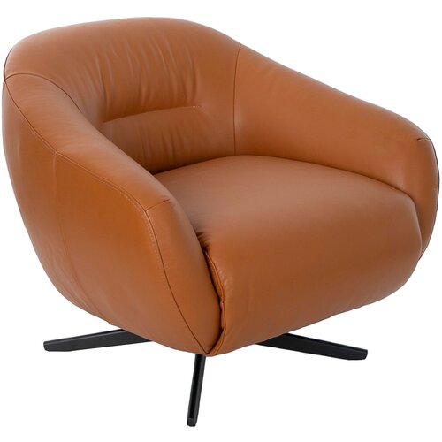 Angel Cerd&amp;aacute; Rjavi usnjeni vrtljivi fotelj, (5000008488) Slike