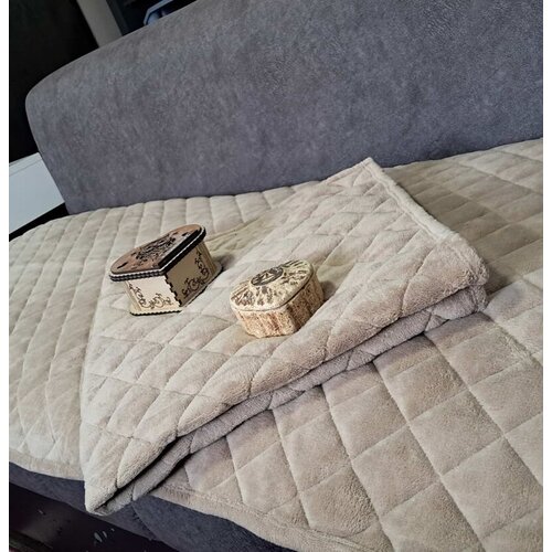 Set sedalnih prekrivača Cotex (Tri dela) za trosed, dvosed i fotelju- svetlo braon Slike