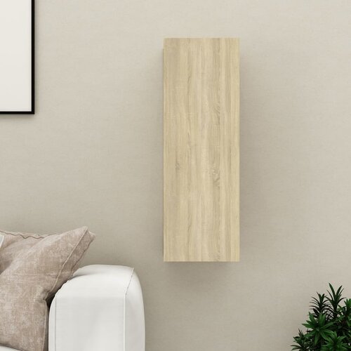 VidaXL TV omarica sonoma hrast 30,5x30x90 cm iverna plo&amp;scaron;ča Slike