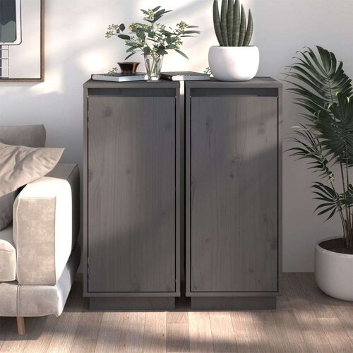  Komode 2 kom sive 31 5 x 34 x 75 cm od masivne borovine Cijene