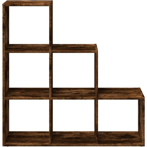 VidaXL Pregrada / regal za knjige 3 razina hrast 99x29x99 cm drveni Slike