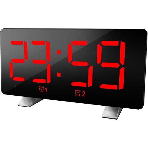 Venisymlis Dual Chord Budilka Led Elektronska Ura Z Velikim Zaslonom - Rdeča Črka, (22060010) Cene