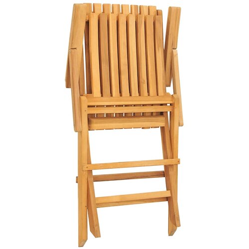  Sklopive vrtne stolice 6 kom 61x67x90 cm od masivne tikovine Slike