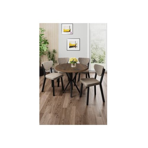 Hanah home Trpezarijski set, 5 dijelova, bež Cijene