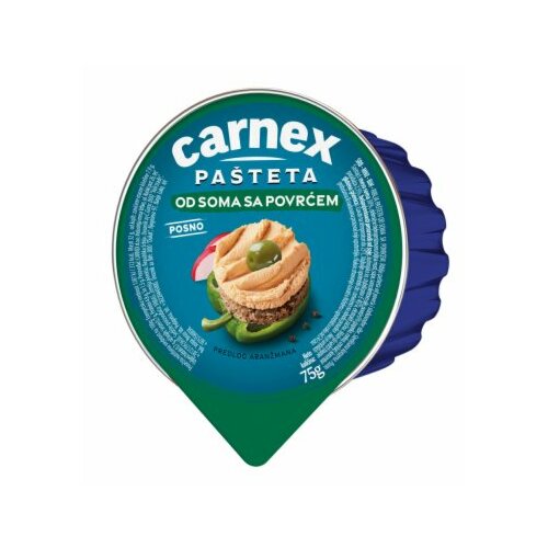 Carnex pašteta od soma sa povrćem 75g folija Slike