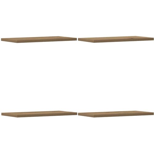  Zidne police 4 kom Artisan hrast 40x20x1,5 cm konstruirano drvo Slike