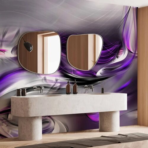  Foto tapeta - Purple Swirls 150x105 Slike