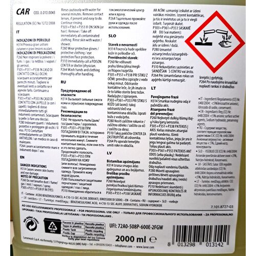 Lavorwash Laworwash 0.010.0043 &amp;Scaron;ampon za pranje automobila 2l Slike