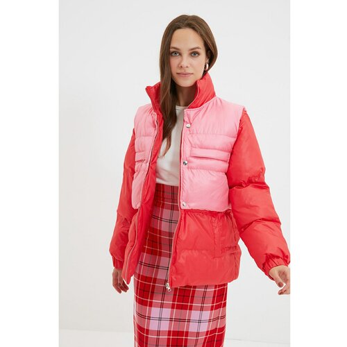 Trendyol Red Pink Vest Detailed Inflatable Coat Cene