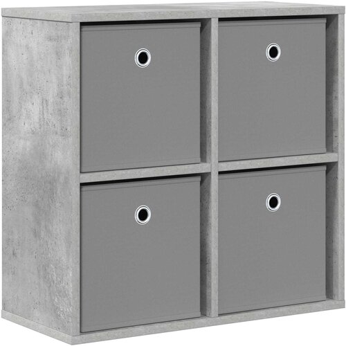  Kreveta s ladicama Betonski sivi 59,5 x 27 x 57 cm Slike