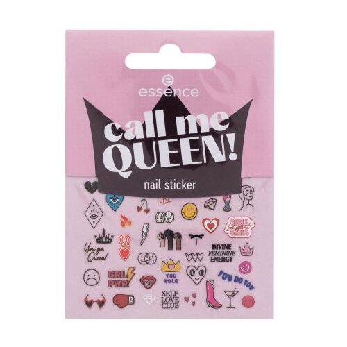 Essence Nail Stickers Call Me Queen! Set nalepke za nohte 45 kos za ženske Cene