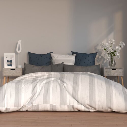 VidaXL Nočna omarica 2 kosa betonsko siva 40x40x56 cm iverna plo&amp;scaron;ča Slike