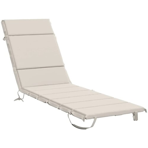  Jastučić za ležaljku GEMERT 100% poliester Bijela - Bijela 200 x 60 x 3 cm Melange Slike