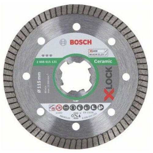 Bosch Rezalna plošča BOSH X-LOCK Multi Material (premer: 125 mm, vrtanje: 22,23 mm) Cene