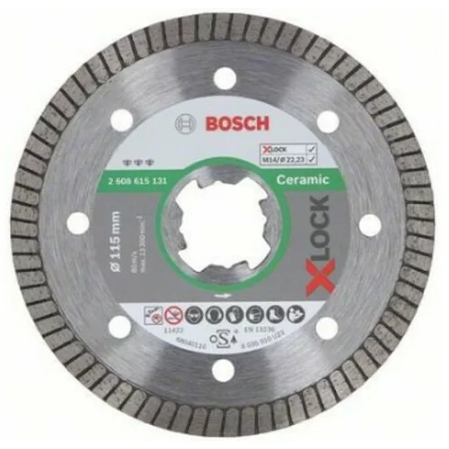 Bosch x-Lock Dijamantna rezna ploča Best for Ceramic (125 mm, Prikladno za: Keramika)