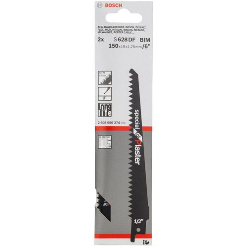 Bosch list univerzalne testere S 628 DF Special for Plaster - pakovanje 2 komada - 2608656274 Cene