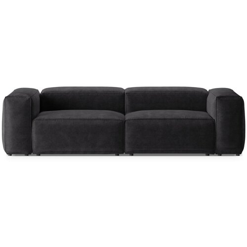 Cosmopolitan Design Tamno siva sofa od samta 264 cm Bergano &amp;ndash; Slike