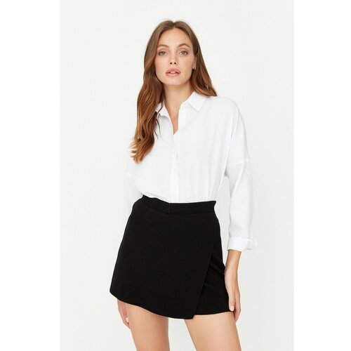 Trendyol Black Basic Knitwear Short Skirt Slike