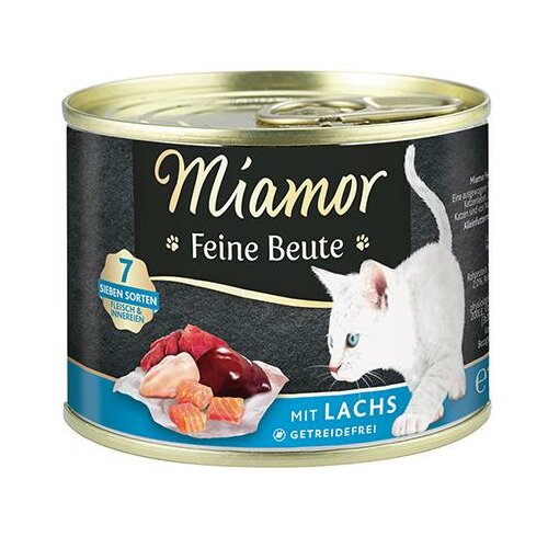 Finnern miamor feine beute vlažna hrana za mačke - losos 185g Slike