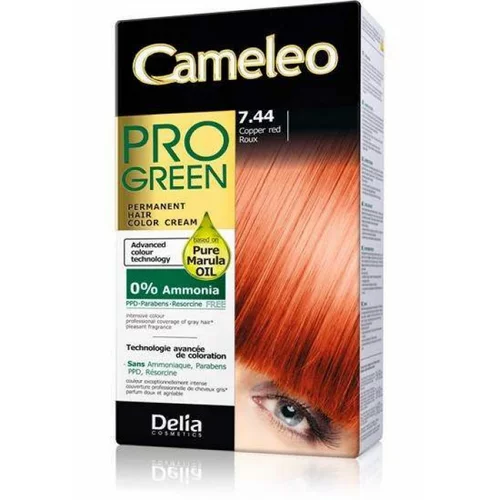 Delia Boja za kosu CAMELEO PRO GREEN - Bakarno-crvena 7.44