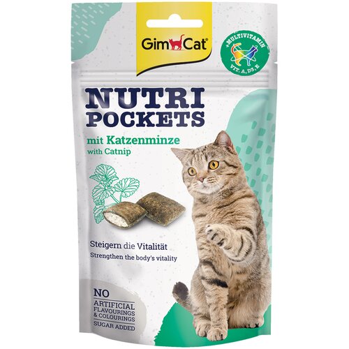 Gimcat Nutri Pockets mačja meta - Varčno pakiranje: 6 x 60 g Cijene
