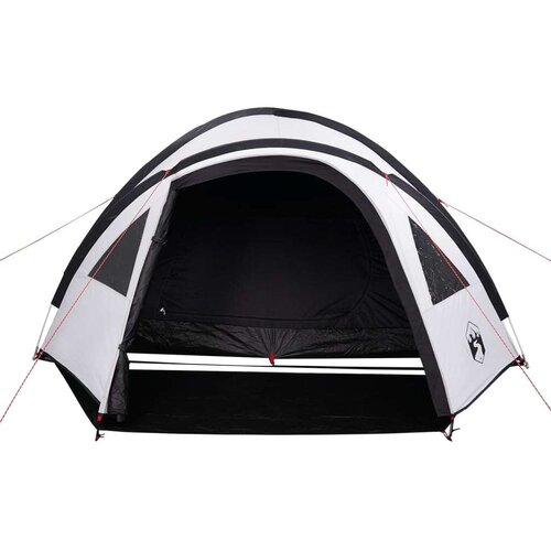 VidaXL &amp;Scaron;ator za kampiranje za 4 osobe bijeli 300x250x132 cm taft 185T Slike