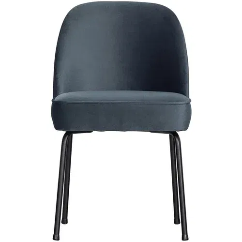 BePureHome Modri žametni jedilni stoli v kompletu 2 ks Vogue –