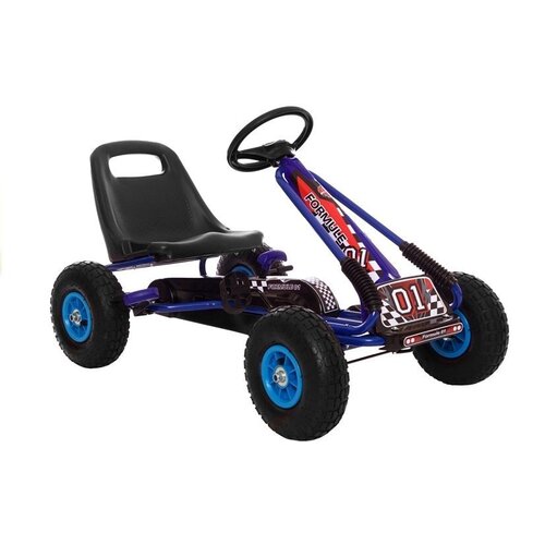  Modri gokart A-15 z napihljivimi kolesi Slike