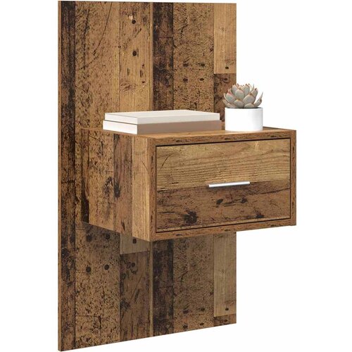  Noćni ormar 2 pcs Staro drvo 50 x 32,5 x 80cm Konstruirano drvo Slike