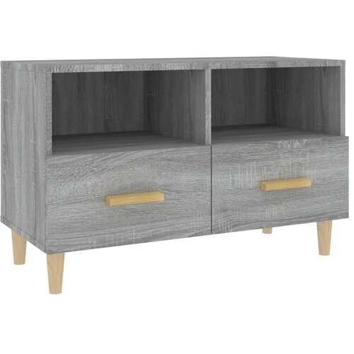 The Living Store TV omarica siva sonoma 80x36x50 cm inženirski les - TV Omarica, (21376633) Slike