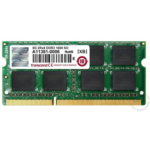 Transcend 8GB SODIMM DDR3 PC1600, TS1GSK64W6H ram memorija Slike