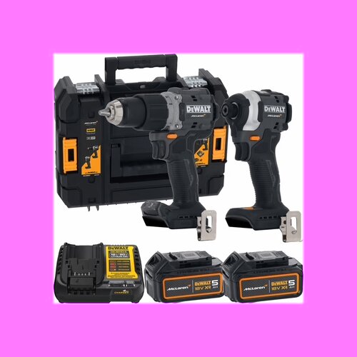 Dewalt DCK200MP2T bušilica i odvijač, McLaren, sa 2x5.0Ah baterije i punjačem Cene