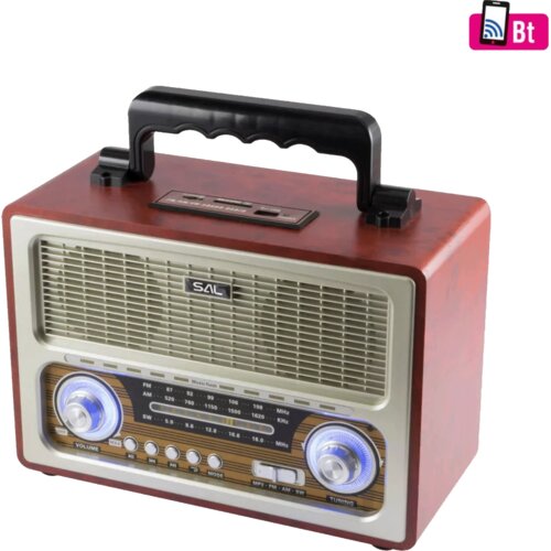 Sal Retro radio + BT bežični zvučnik, 4in1, FM, MP3, AUX - RRT3 Cijene