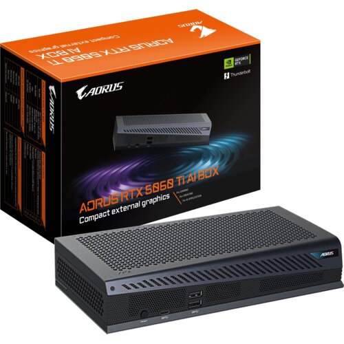 Gigabyte AORUS RTX 5060 Ti AI BOX GeForce RTX 5060 Ti Crno Cene
