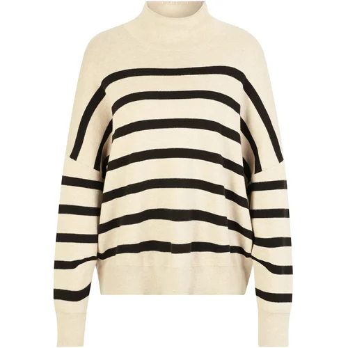 InWear Široki pulover 'Tenley' pijesak / crna