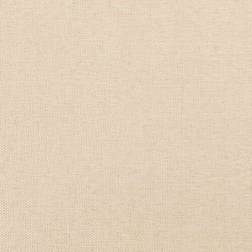  Krevet s oprugama i madracem LED krem 120 x 190 cm od tkanine Slike