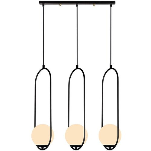 Squid Lighting crna viseća svjetiljka Arch, visina 146 cm Slike