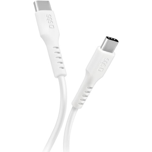 Sbs USB-C-auf-USB-C-Kabel 1m weiss Cene