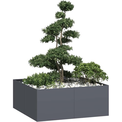 vidaXL Sadilica antracit 100x100x40 cm od čelika Cene