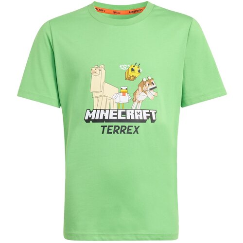 Adidas Funkcionalna majica &amp;#039;Minecraft&amp;#039; rumena / svetlo zelena / črna / bela Slike