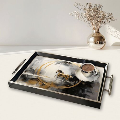 Aberto Design poslužavnik TPG9830 50 x 29 x 3,5 cm, &scaron;areni Cijene