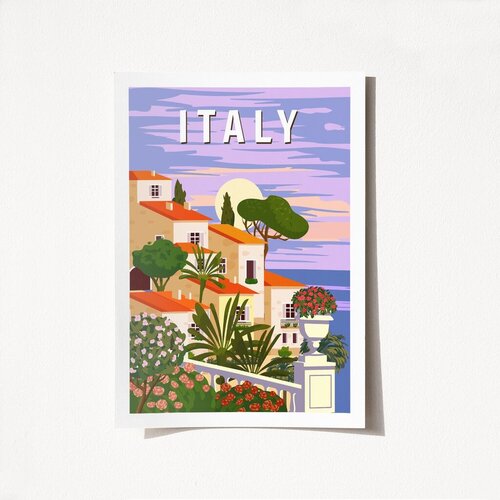 Wallity Poster Italija-2018, 42x59,4 cm Cene