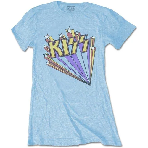 Kiss Košulja Stars Womens Light Blue 2XL