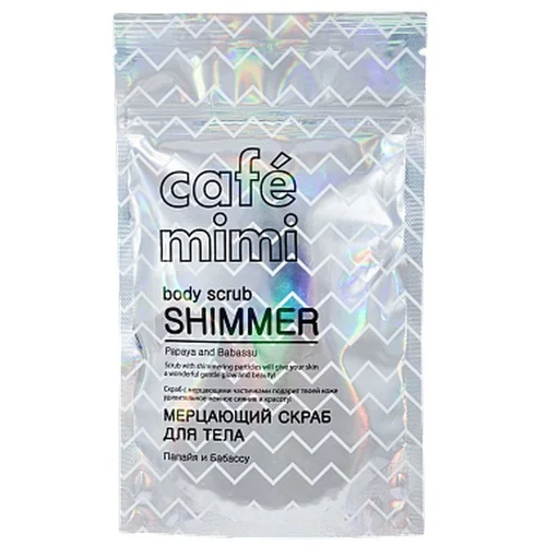 Café Mimi SHIMMER Skrab za telo CAFE MIMI (papaja i babasu) 150g