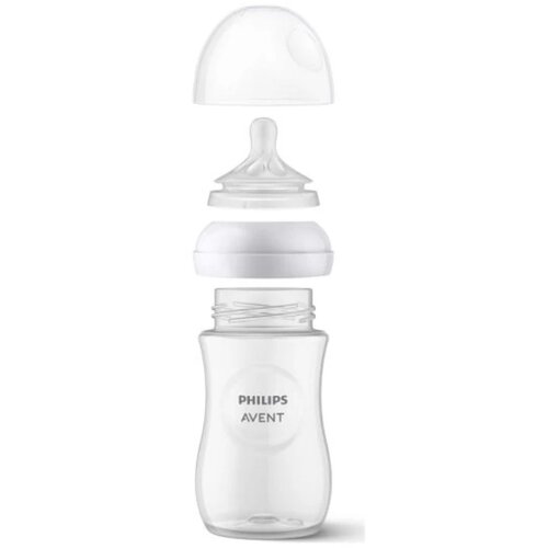 Philips avent plastična fla&amp;scaron;ica natural response 260ml, 1m+ Slike