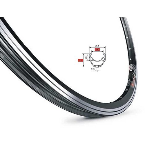 Obruč 28" Mach1 240 Black 36-Rupa Cijene